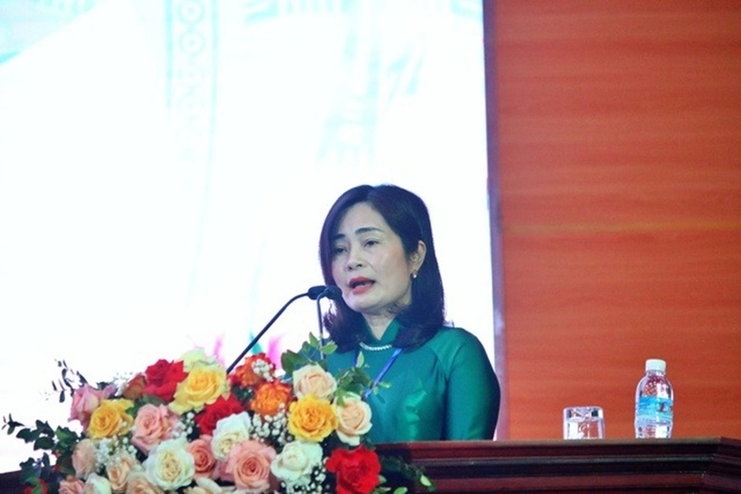 Luật gia Tô Thị Hồng Lê - Chủ tịch Hội Luật gia tỉnh Lai Châu.