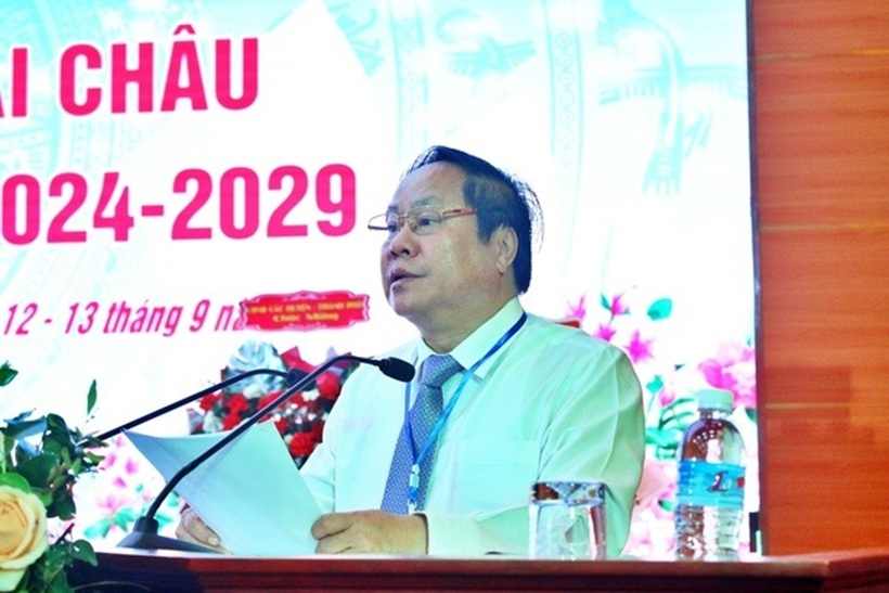 Ông Tống Thanh Hải - Phó Chủ tịch Thường trực UBND tỉnh Lai Châu phát biểu chỉ đạo.
