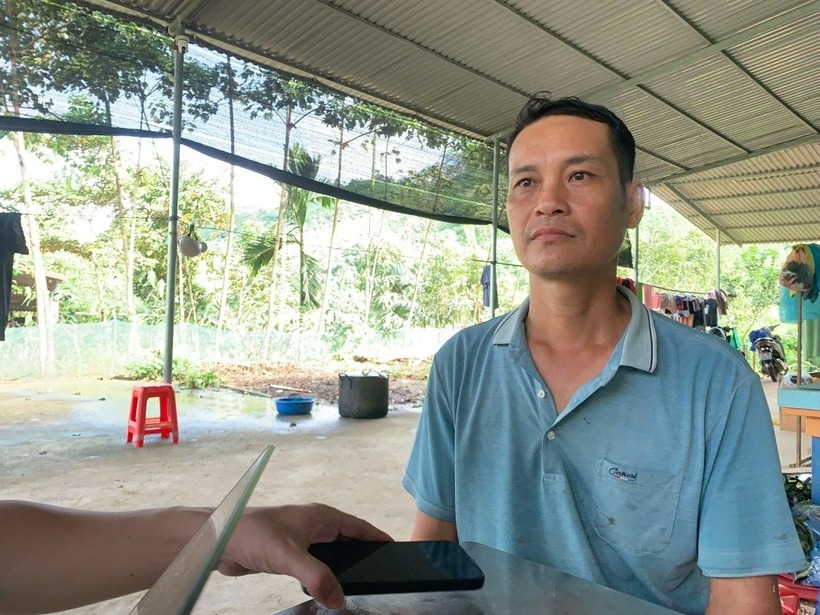 Gia đình anh Tiện may mắn thoát nạn trong vụ sạt lở kinh hoàng ở Lào Cai. Ảnh: Dân Trí