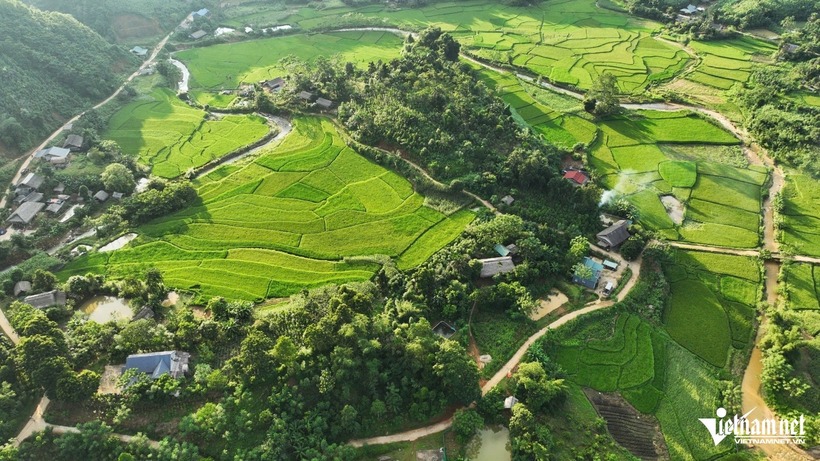 Cận cảnh vị trí khu đất dự kiến tái định cư Làng Nủ, Lào Cai. Ảnh: Vietnamnet