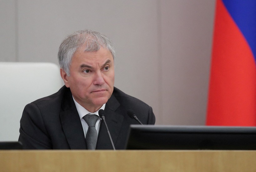 Chủ tịch Hạ viện Nga Vyacheslav Volodin. Ảnh: Reuters