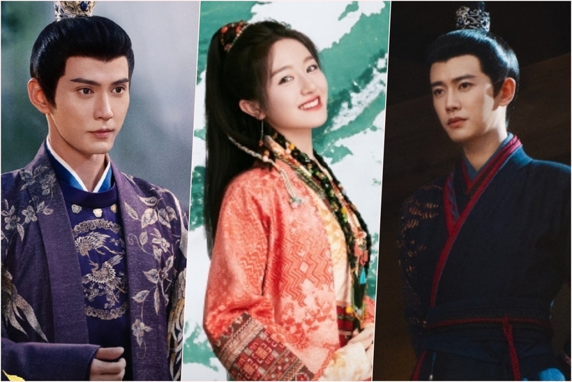 Từ Chính Khê, Lý Lan Địch và Nhậm Gia Luân (từ trái sang) góp mặt trong bộ phim Lưu Thủy Điều Điều.