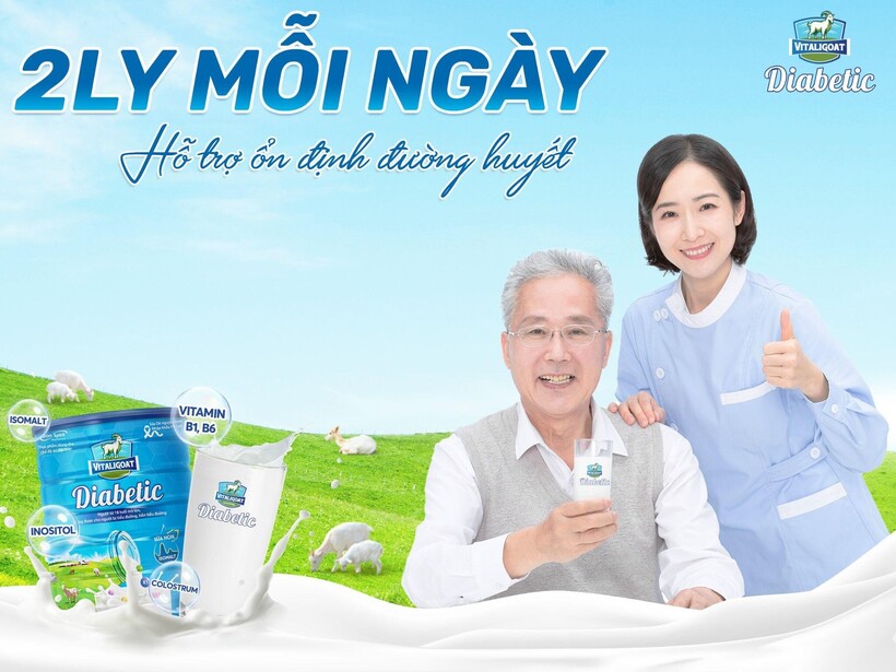 Vitaligoat Diabetic là giải pháp bổ sung dinh dưỡng cho người cao tuổi hiệu quả