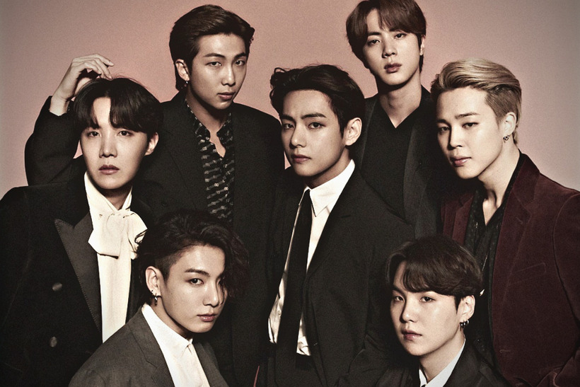 Nhóm nhạc BTS.