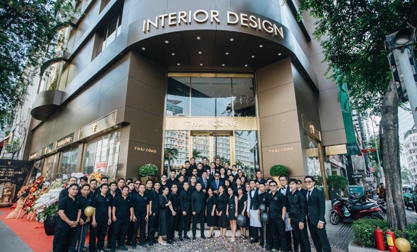 Trụ sở công ty của Thái Công nằm ở góc 2 mặt tiền Hai Bà Trưng và Nguyễn Siêu, quận 1 Ảnh: Thai Cong Interior Design)