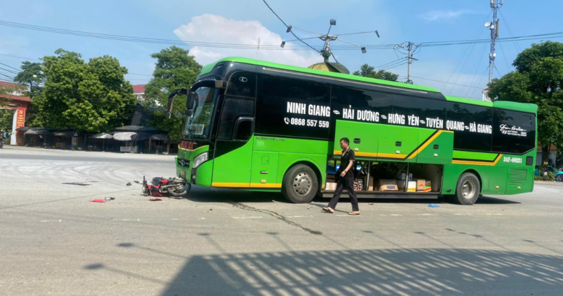 Hiện trường vụ tai nạn.