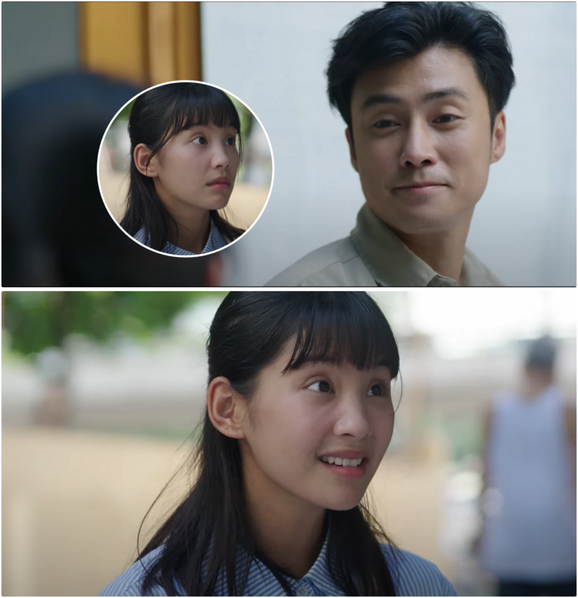 Pu ngỡ ngàng thi thấy Thái ở quán cà phê, càng bất ngờ hơn khi biết anh chính là chủ quán.