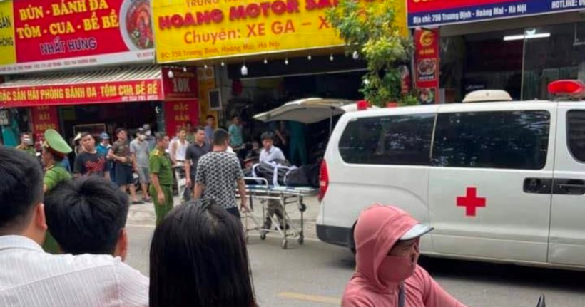 Nơi xảy ra vụ án mạng.