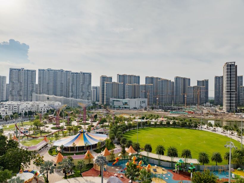 Nhiều đại tiện ích mới đang dần được hoàn thiện với tiến độ thi công thần tốc