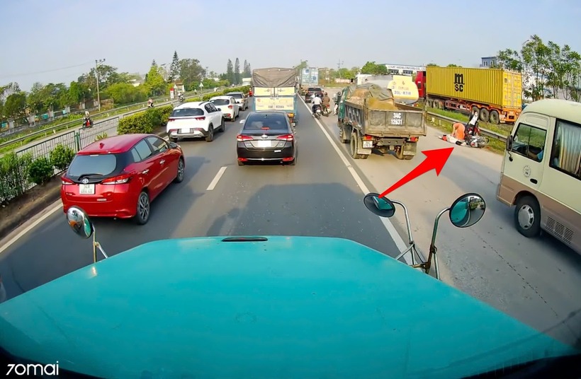 Hiện trường xảy ra vụ tai nạn. Ảnh: Báo Nhà báo và Công luận.