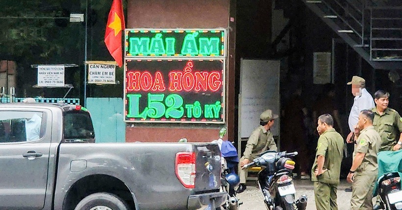 Mái ấm Hoa Hồng tại đường Tô Ký, phường Trung Mỹ Tây, quận 12. Ảnh: Tuổi Trẻ