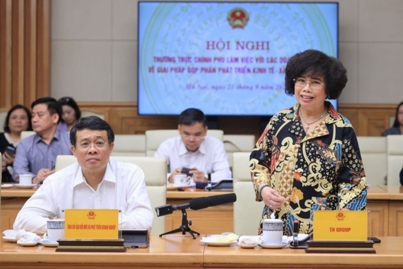 Bà Thái Hương - Nhà sáng lập kiêm Chủ tịch Hội đồng Chiến lược TH Group. Ảnh: Người Đưa Tin Pháp Luật