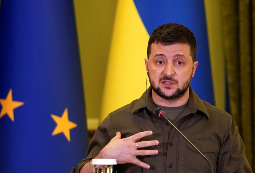 Tổng thống Ukraine Volodymyr Zelensky. Ảnh: Reuters