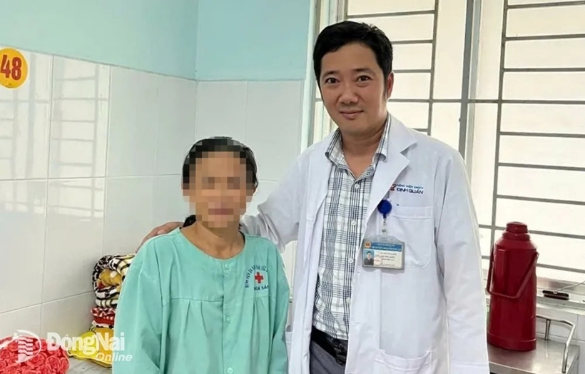 Sau mổ, bệnh nhân hồi phục tốt và đã được xuất viện. Ảnh: Báo Đồng Nai