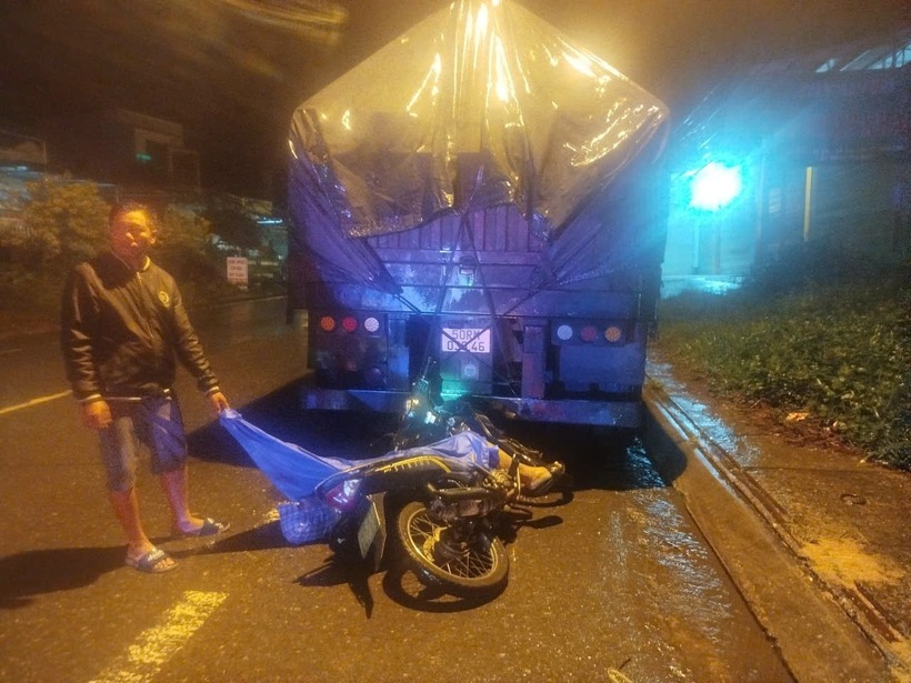 Hiện trường xảy ra vụ tai nạn. Ảnh: Báo Lâm Đồng.