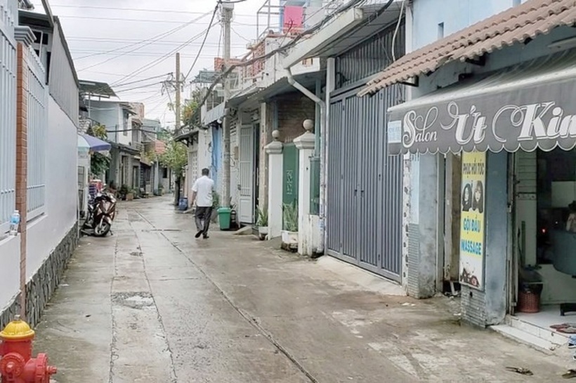 Khu vực xảy ra vụ án mạng. Ảnh: Tiền Phong