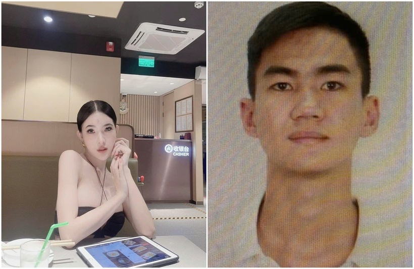 DJ Bé Vi và "ông trùm" Trung "ngọng". Ảnh: Người lao động