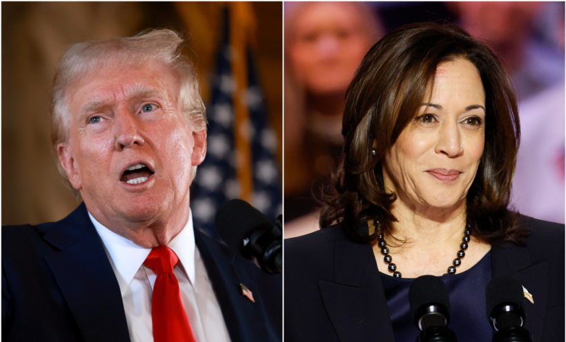 Cựu Tổng thống Donald Trump và Phó Tổng thống Kamala Harris. Ảnh: CNN