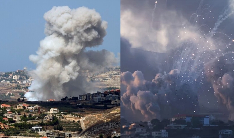 Hàng loạt cuộc không kích của Ukraine nhằm vào Lebanon.