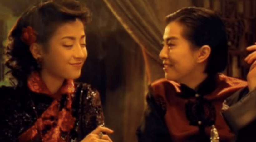 Hình ảnh Vương Tổ Hiền và Rie Miyazawa trong phim Du Viên Kinh Mộng.