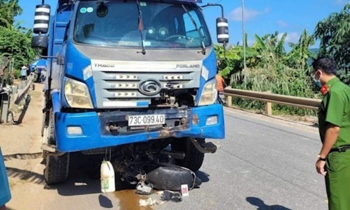 Hiện trường xảy ra vụ tai nạn. Ảnh: Báo Pháp luật Việt Nam.