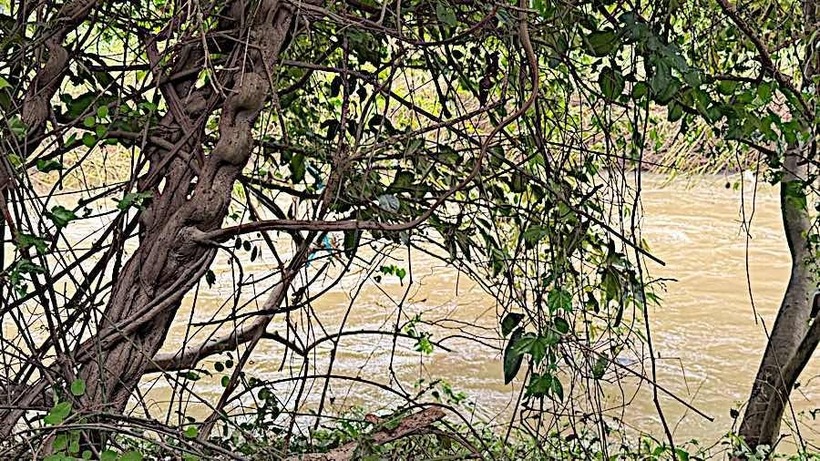 Khu vực phát hiện thi thể nam sinh 17 tuổi ở Bình Thuân. Ảnh: Lao động