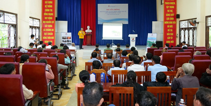 Truyền thông hợp ttác bảo vệ an ninh, an toàn và phòng chống cháy nổ công trình khí trên bờ