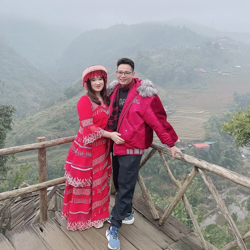 Khánh Ly và Đình Thanh quen nhau từ năm 2020 khi Ly đang học đại học ở Hà Nội còn anh Thanh làm việc trong ngành xây dựng. Ảnh: Vietnamnet.