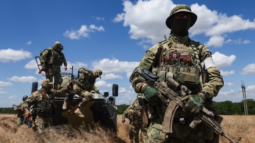 Các binh sĩ thuộc Cơ quan An ninh Liên bang Nga (FSB) đã tham chiến ở Kursk. Ảnh: Getty Images