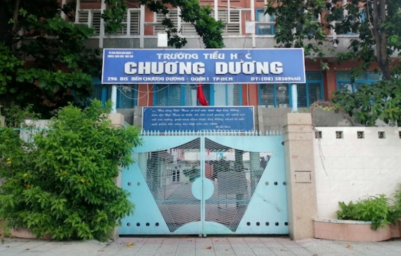 Trường Tiểu học Chương Dương (1uận 1, TP.HCM). Ảnh: VTC News