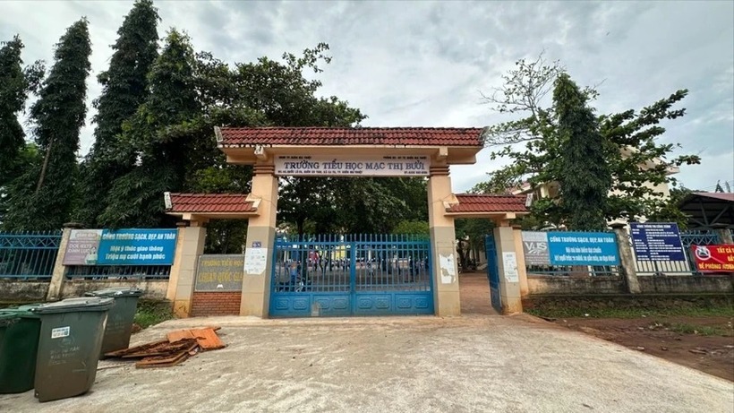 Trường Tiểu học Mạc Thị Bưởi. Ảnh: PLO