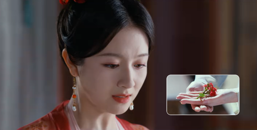 Giang Từ có chút vui mừng khi nhìn thấy đóa hoa quen thuộc.