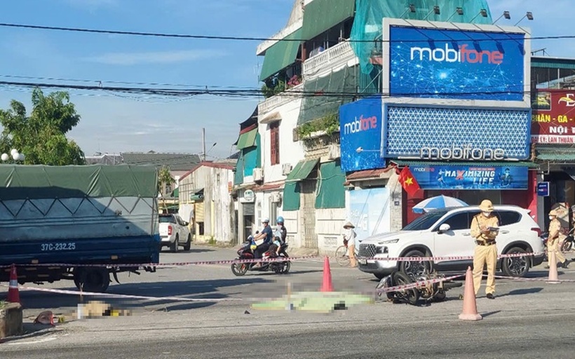 Hiện trường vụ tai nạn. (Ảnh báo Hà Tĩnh)