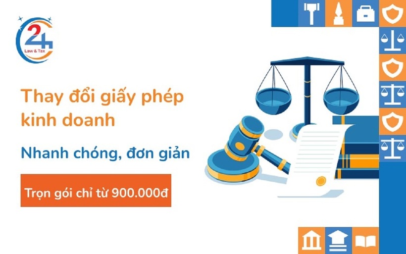 Dịch Vụ Thuế 24h: Thay đổi giấy phép kinh doanh nhanh chóng, đơn giản - 1
