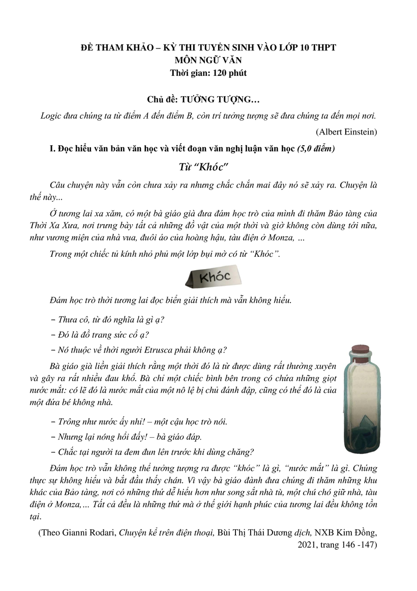 TP.HCM công bố đề tham khảo 3 môn thi vào lớp 10 năm 2025  - 3