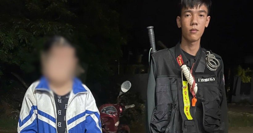 Sau khi lấy trộm xe máy, T điều khiển lên thành phố bán. (Ảnh: Công an Tuyên Quang)