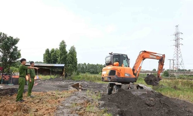 Hiện trường liên quan đến vụ án.