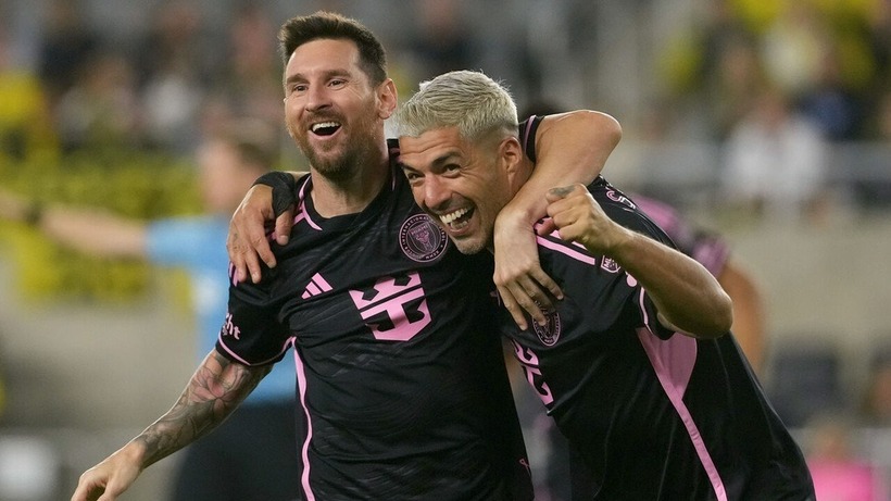 Inter Miami đánh bại Columbus Crew với tỷ số 3-2 và giành chức vô địch miền Đông ở giải Nhà nghề Mỹ. Ảnh: Getty/Dân trí