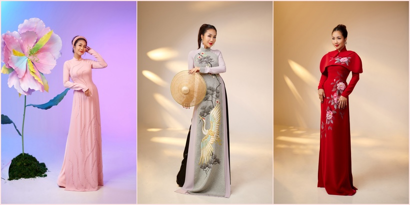 Ốc Thanh Vân nhận lời làm người mẫu áo dài cho bộ sưu tập mới của nhà thiết kế Minh Châu.