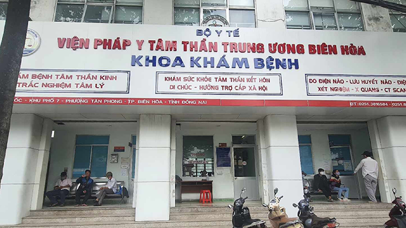 Vụ án xảy ra tại Viện Pháp y tâm thần Trung ương Biên Hòa, Bộ Công an đã bắt giữ nhiều viên chức của đơn vị này và đang trong giai đoạn mở rộng điều tra. Ảnh: VPYTT