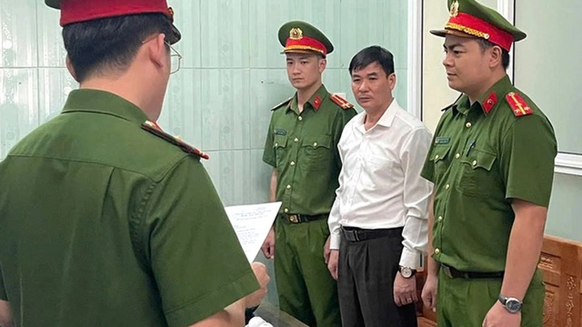 Ông Hồ Đăng Chiến, nguyên Chủ tịch UBND xã Đức Trạch bị khởi tố. Ảnh: Công an Quảng Bình