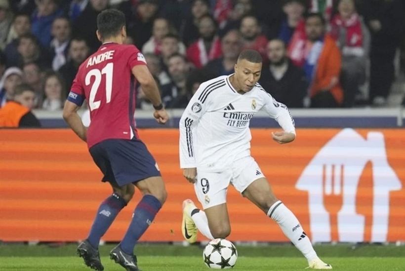 Kylian Mbappe vừa trở lại thi đấu cho Real Madrid.