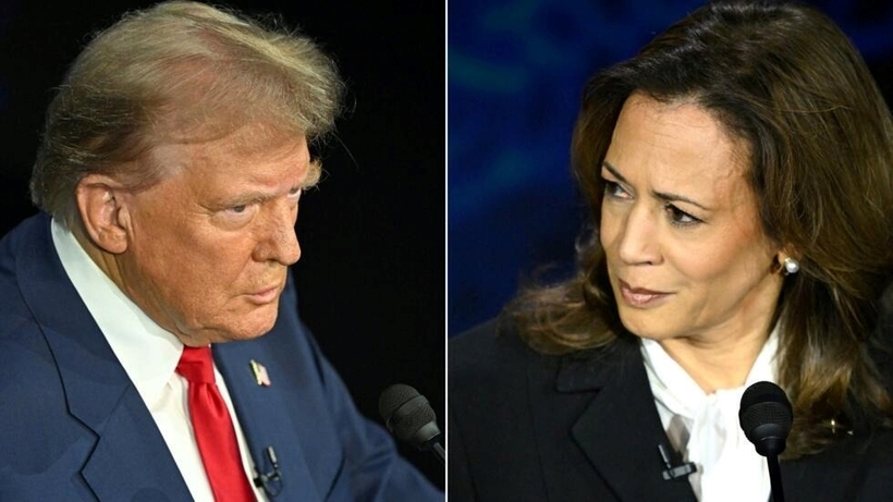 Ông Trump và bà Harris cạnh tranh khốc liệt trước thềm cuộc bầu cử Tổng thống Mỹ chính thức diễn ra. Ảnh: CNN