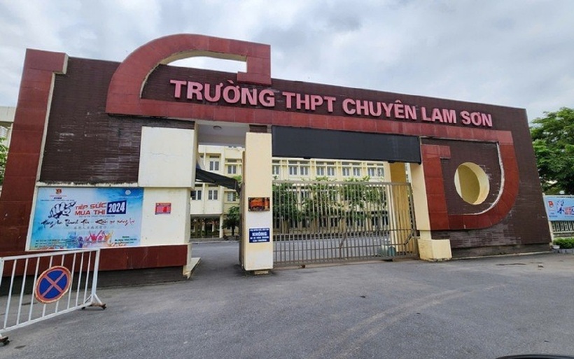 Trường THPT Chuyên Lam Sơn (Thanh Hóa). Ảnh: Người lao động