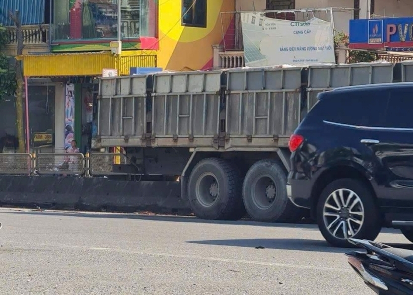 Hiện trường vụ tai nạn khiến 2 người tử vong. Ảnh: ATGT.VN