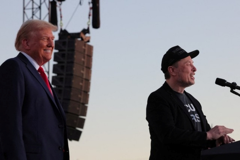 Cựu Tổng thống Mỹ Donald Trump và tỷ phú Elon Musk. Ảnh: Reuters