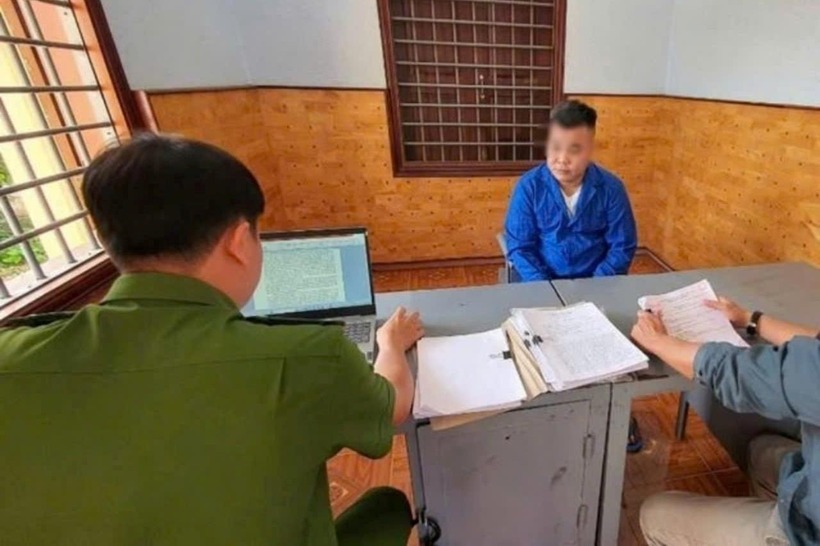Ông Lê Hữu Hưng, Tổng giám đốc Công ty CP đầu tư AVS Đắk Lắk tại Cơ quan Cảnh sát điều tra. Ảnh: Công Lý