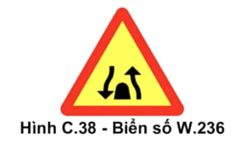 Biển số W.236: Kết thúc đường đôi”.