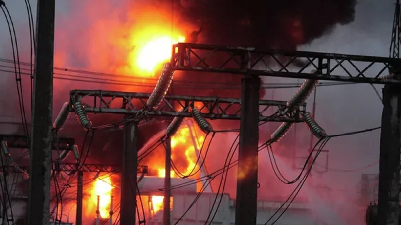 Một máy biến áp của Ukraine tại Kharkov trúng hỏa lực. Ảnh minh họa