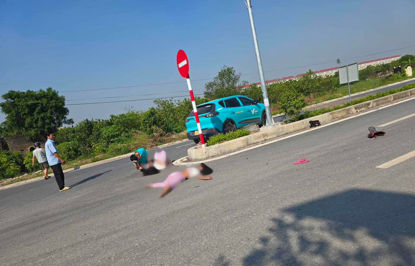 Hiện trường vụ tai nạn. (Ảnh: Báo Giao thông)